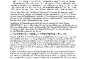 Thông báo 482/TB-VP chỉ đạo Phó Chủ tịch UBND thành phố Nguyễn Thành Tài họp sơ kết một năm Quyết định 127/2007/QĐ-TTg làm việc vào buổi sáng thứ bảy