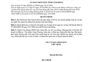 Quyết định 64/2009/QĐ-UBND hỗ trợ các doanh nghiệp hợp tác xã đào tạo nghề cho người lao động