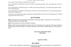 Quyết định 493/QĐ-UBND năm 2009 chức năng nhiệm vụ quyền hạn cơ cấu Ban quản lý