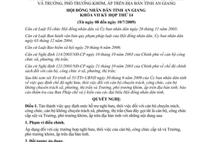 Nghị quyết 03/2009/NQ-HĐND mức hỗ trợ nghỉ hưu thôi việc cán bộ công chức