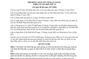 Nghị quyết 02/2009/NQ-HĐND phê chuẩn thành lập quỹ quốc phòng an ninh