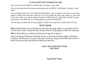 Quyết định 13/2009/QĐ-UBND chức năng Chi cục khai thác bảo vệ nguồn lợi thủy sản