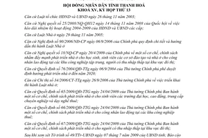 Nghị quyết 127/2009/NQ-HĐND Chương trình phát triển nhà ở đô thị Thanh Hóa