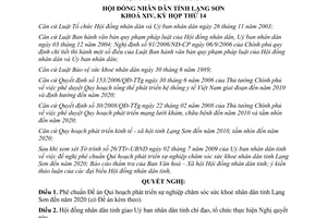 Nghị quyết 06/2009/NQ-HĐND sự nghiệp chăm sóc sức khoẻ nhân dân Lạng Sơn