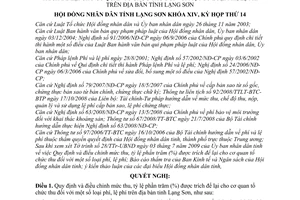 Nghị quyết 03/2009/NQ-HĐNĐ điều chỉnh mức thu, tỷ lệ phần trăm (%) được trích để lại cho cơ quan tổ chức thu