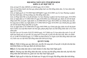 Nghị quyết 04/2009/NQ-HĐND  sửa đổi phí,  lệ phí