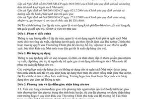 Thông tư 143/2009/TT-BTC lập dự toán, quản lý sử dụng kinh phí đảm bảo xuất, cấp hàng dự trữ quốc gia cứu trợ, hỗ trợ viện trợ