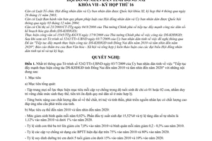 Nghị quyết 141/2009/NQ-HĐND tiếp tục đẩy mạnh thực hiện công tác dân số - kế hoạch hóa gia đình tỉnh Đồng Nai đến năm 2010 tầm nhìn đến năm 2020