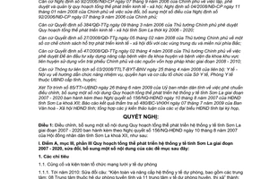 Nghị quyết 283/NQ-HĐND năm 2009 điều chỉnh Quy hoạch  phát triển y tế tỉnh Sơn La