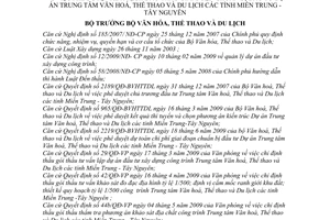 Quyết định 2566/QĐ-BVHTTDL phê duyệt kế hoạch đấu thầu giai đoạn chuẩn bị đầu tư Dự án Trung tâm Văn hoá Thể thao Du lịch miền Trung-Tây nguyên