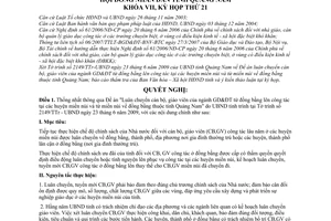 Nghị quyết 146/2009/NQ-HĐND luân chuyển cán bộ, giáo viên ngành giáo dục