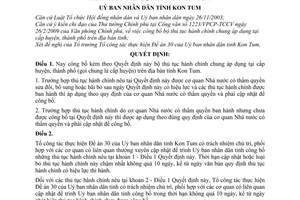 Quyết định 817/QĐ-UBND công bố bộ thủ tục hành chính chung