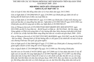 Nghị quyết 05/2009/NQ-HĐND sửa đổi cơ chế chính sách đặc thù đối với xã