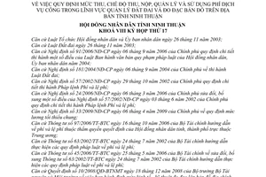 Nghị quyết 05/2009/NQ-HĐND mức thu, nộp, quản lý sử dụng phí dịch vụ công trong lĩnh vực quản lý đất đai đo đạc bản đồ