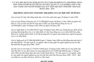 Nghị quyết 188/2009/NQ-HĐND quản lý cai nghiện chữa trị dạy nghề người nghiện ma tuý Phú Thọ