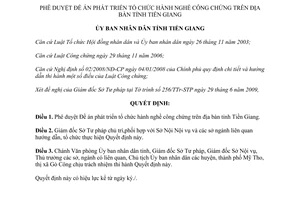 Quyết định 2599/QĐ-UBND năm 2009 Đề án phát triển tổ chức hành nghề công chứng