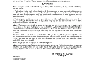 Quyết định 431/QĐ-UBND công bố Bộ thủ tục hành chính