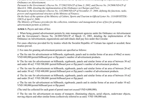Circular No. 154/2009/TT-BTC providing for the collection, remittance