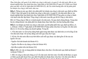 Thông tư 155/2009/TT-BTC chế độ phân phối lợi nhuận công ty nhà nước hướng dẫn Nghị định 09/2009/NĐ-CP
