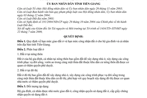 Quyết định 18/2009/QĐ-UBND hạn mức giao công nhận đất ở cho hộ gia đình, cá nhân