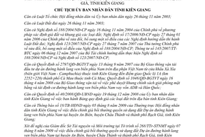 Quyết định 1887/QĐ-UBND năm 2009 giá bồi thường quyền sử dụng đất Dự án