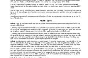 Quyết định 69/QĐ-UBND công bố bộ thủ tục hành chính