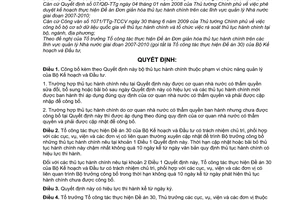 Quyết định 1086/QĐ-BKH công bố bộ thủ tục hành chính thuộc quản lý Bộ Kế hoạch Đầu tư