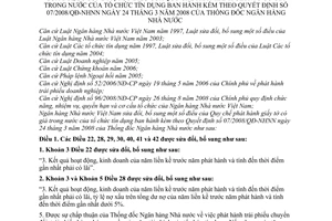 Thông tư 16/2009/TT-NHNN sửa đổi quy chế phát hành giấy tờ có giá trong nước hướng dẫn Quyết định 07/2008/QĐ-NHNN
