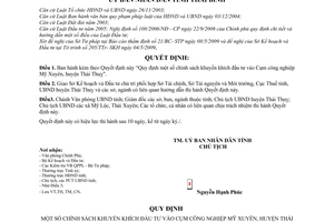 Quyết định 12/2009/QĐ-UBND chính sách khuyến khích đầu tư vào Cụm công nghiệp Mỹ Xuyên, huyện Thái Thuỵ