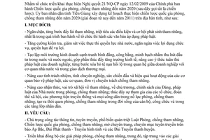 Kế hoạch 87/KH- UBND năm 2009 phòng chống tham nhũng đến 2020 Tiền Giang