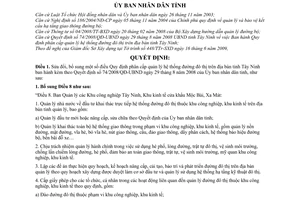 Quyết định 43/2009/QĐ-UBND sửa đổi Quyết định 74/2008/QĐ-UBND phân cấp quản lý hệ thống đường đô thị