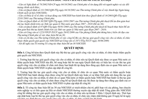 Quyết định 2266/QĐ-NHCS công bố Bộ thủ tục Ngân hàng Chính sách xã hội