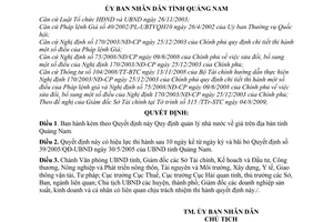 Quyết định 22/2009/QĐ-UBND quản lý nhà nước về giá