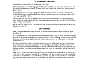 Quyết định 586/QĐ-UBND công bố bộ thủ tục hành chính