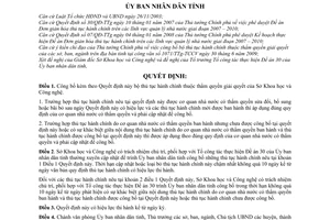 Quyết định 593/QĐ-UBND công bố bộ thủ tục hành chính