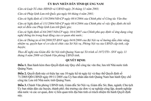 Quyết định 23/2009/QĐ-UBND quy chế công tác văn thư lưu trữ Nhà nước Quảng Nam