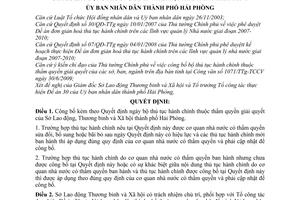 Quyết định 1581/QĐ-UBND công bố bộ thủ tục hành chính