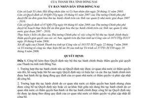 Quyết định 2385/QĐ-UBND công bố bộ thủ tục hành chính