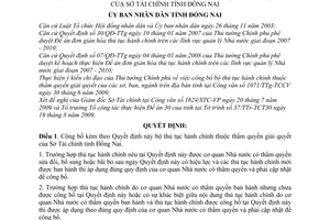 Quyết định 2381/QĐ-UBND công bố bộ thủ tục hành chính