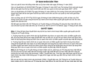 Quyết định 2179/QĐ-UBND công bố bộ thủ tục hành chính