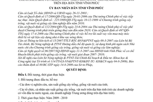 Quyết định 46/2009/QĐ-UBND thực hiện Nghị quyết 06/2007/NQ-HĐND