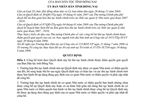 Quyết định 2383/QĐ-UBND công bố bộ thủ tục hành chính