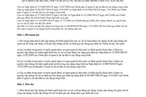 Thông tư 167/2009/TT-BTC chế độ thu, nộp quản lý lệ phí lĩnh vực xây dựng