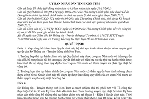 Quyết định 950/QĐ-UBND công bố bộ thủ tục hành chính