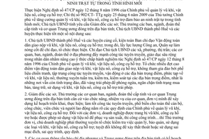 Chỉ thị 27/CT-UBND 2009 quản lý vũ khí vật liệu nổ đảm bảo an ninh trật tự Thừa Thiên Huế