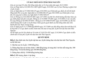 Quyết định 25/2009/QĐ-UBND mức thu nộp, quản lý sử dụng lệ phí cấp bản sao