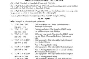 Quyết định 1677/QĐ-BKHCN  công bố tiêu chuẩn quốc gia