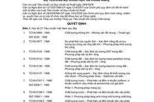 Quyết định 1678/QĐ-BKHCN  hủy bỏ tiêu chuẩn Việt Nam