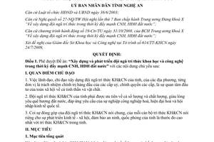 Quyết định 4100/2009/QĐ-UBND đề án Xây dựng phát triển đội ngũ trí thức KHCN