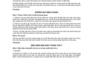 Thông tư 51/2009/TT-BNNPTNT kiểm tra chứng nhận đủ điều kiện sản xuất kinh doanh thuốc chế phẩm sinh học vi sinh vật hoá chất thú y thủy sản